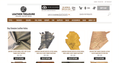 Desktop Screenshot of leathertreasureshop.com